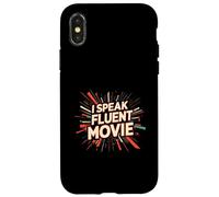 I Speak Fluent Movie Film Lover Cinema Fan Design Case for iPhone X/XS