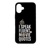 I Speak Fluent Movie Quotes Funny Pop Culture Design Case for iPhone 16 Plus