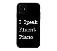 I Speak Fluent Piano | Music Keyboard Instrument Case for iPhone 11