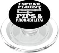 I Speak Fluent Pips & Probability Dominoes Math PopSockets PopGrip for MagSafe
