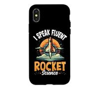 I Speak Fluent Rocket Science Astronaut Aerospace Engineer Case for iPhone X/XS