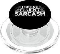 I Speak Fluent Sarcasm Funny Sarcastic Quote Humour Saying PopSockets PopGrip for MagSafe