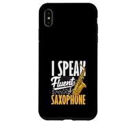 I Speak Fluent Saxophone Saxophonist Case for iPhone XS Max
