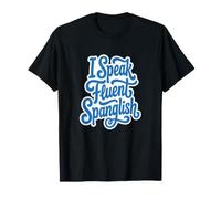 I Speak Fluent Spanglish Bilingual Language Learning Graphic T-Shirt