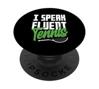 I Speak Fluent Tennis Player Love Sport PopSockets Adhesive PopGrip