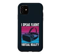 I Speak Fluent Virtual Reality Retro VR Gamer Case for iPhone 11