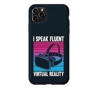 I Speak Fluent Virtual Reality Retro VR Gamer Case for iPhone 11 Pro Max