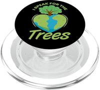 I Speak For The Trees Earth Day Every Environmental PopSockets PopGrip for MagSafe
