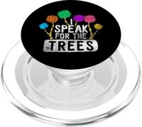 I Speak For Trees Earth Day Awareness Hippie Inspirational PopSockets PopGrip for MagSafe