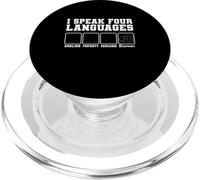 I Speak Four Languages Architecture Designing Architect PopSockets PopGrip for MagSafe