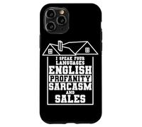 I Speak Four Languages Real Estate Agent Realtor Broker Case for iPhone 11 Pro
