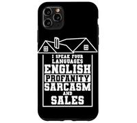 I Speak Four Languages Real Estate Agent Realtor Broker Case for iPhone 11 Pro Max