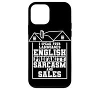 I Speak Four Languages Real Estate Agent Realtor Broker Case for iPhone 12 mini
