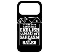 I Speak Four Languages Real Estate Agent Realtor Broker Case for iPhone 17 Pro Max