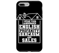I Speak Four Languages Real Estate Agent Realtor Broker Case for iPhone 7 Plus/8 Plus
