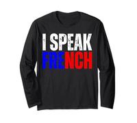 I Speak French Language Dictionary, Je Parle En Francais SVP Long Sleeve T-Shirt