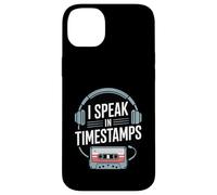 I Speak In Timestamps - True Crime Podcast Addict Case for iPhone 14 Plus