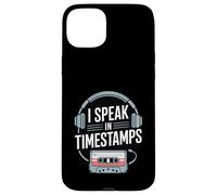 I Speak In Timestamps - True Crime Podcast Addict Case for iPhone 15 Plus