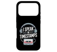 I Speak In Timestamps - True Crime Podcast Addict Case for iPhone 17 Pro