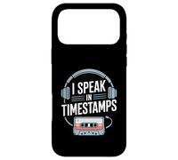 I Speak In Timestamps - True Crime Podcast Addict Case for iPhone 17 Pro Max