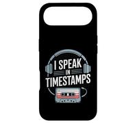 I Speak In Timestamps - True Crime Podcast Addict Case for iPhone Air