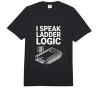 I Speak Ladder Logic PLC Programmer Engineer Comfort Colors Adult Heavyweight T-Shirt
