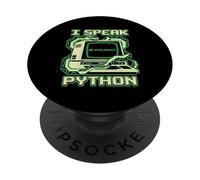 I Speak Python Software Developer PopSockets Adhesive PopGrip