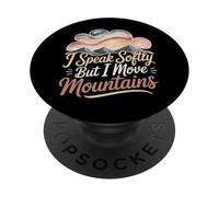 I Speak Softly But I Move Mountains Introvert Strength PopSockets Adhesive PopGrip
