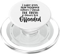 I Speak The Truth and People Get Offended Funny Sarcasm PopSockets PopGrip for MagSafe