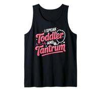 I Speak Toddler and Tantrum Pediatric Nurse Tank Top