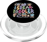 I speak toddler back to school teacher PopSockets PopGrip for MagSafe