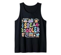 I Speak Toddler Back to School Teacher Tank Top