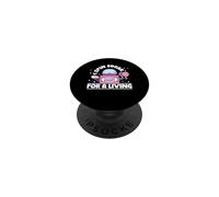 I Spin Sugar for a Living Cotton Candy Carnival PopSockets Adhesive PopGrip