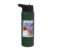 I Spread Misinformation Capybara Stainless Steel Insulated Water Bottle