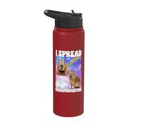 I Spread Misinformation Capybara Stainless Steel Insulated Water Bottle