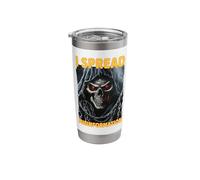 I Spread Misinformation Cringe Skeleton Stainless Steel Insulated Tumbler
