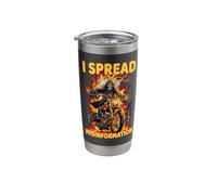 I Spread Misinformation Cringe Skeleton Stainless Steel Insulated Tumbler