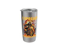I Spread Misinformation Cringe Skeleton Stainless Steel Insulated Tumbler