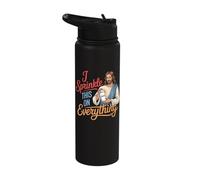 I Sprinkle This On Everything Jesus Faith Stainless Steel Insulated Water Bottle