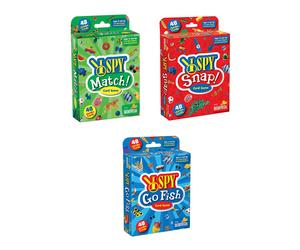 I Spy Card Games Bundle - I Spy Match! + I Spy Snap! + I Spy Go Fish! - Bundle of 3 Games