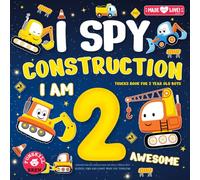 I Spy Construction Trucks book for 2 year old boys: Construction site vehicles book for kids & toddler boys | Search, find and count book for toddlers (Gifts for 2 year old boys and girls)