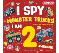 I Spy Monster Trucks Activity Book for 2 year old kids: Search & count monster truck puzzles book for boys and girls (Gifts for 2 year old boys and girls)