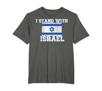 I Stand For Israel Support Israel, Isreali Flag Vintage T-Shirt