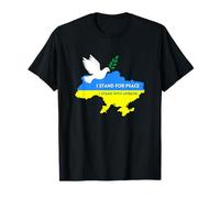I Stand For Peace, I stand With Ukraine Ukrainian Support T-Shirt