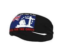 I Stand for The Cook Islands Flag and I Kneel for The Cross Headbands Men Women Non Slip Wicking Sports Sweatband for Gym Basketball Yoga Hairbands