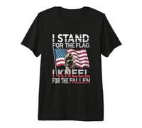 I Stand for The Flag I Kneel for The Fallen Memorial Day 4th Premium T-Shirt