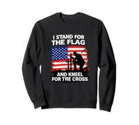 I Stand For the Flag, Kneel for the Cross Sweatshirt
