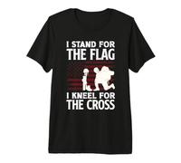 I Stand for The Flag Memorial Day Never Forget Veteran Premium T-Shirt