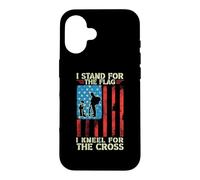 I Stand For The Flag Memorial Day Never Forget Veteran US Case for iPhone 16