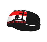 I Stand for The Indonesia Flag and I Kneel for The Cross Headbands Men Women Non Slip Wicking Sports Sweatband for Gym Basketball Yoga Hairbands